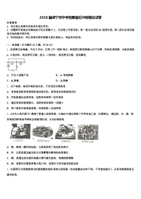 2026届咸宁市中考物理最后冲刺模拟试卷（含答案解析）