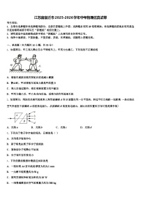 江苏省宿迁市2025-2026学年中考物理仿真试卷（含答案解析）