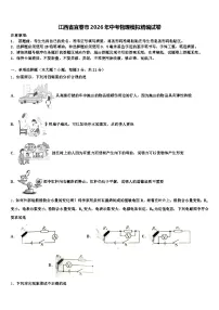 江西省宜春市2026年中考物理模拟精编试卷（含答案解析）