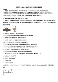 潍坊市2025-2026学年中考二模物理试题（含答案解析）