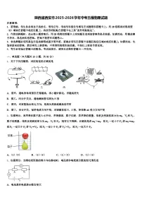 陕西省西安市2025-2026学年中考五模物理试题（含答案解析）