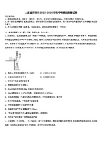 山东省菏泽市2025-2026学年中考猜题物理试卷（含答案解析）