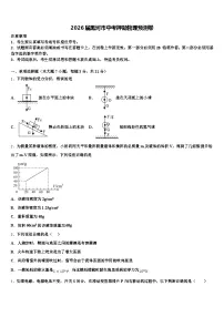 2026届黑河市中考押题物理预测卷（含答案解析）
