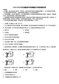 2025-2026学年湖南省中考物理最后冲刺浓缩精华卷（含答案解析）