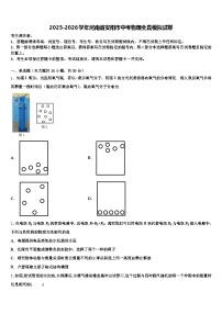 2025-2026学年河南省安阳市中考物理全真模拟试卷（含答案解析）