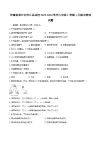 河南省周口市沈丘县两校2025-2026学年九年级上学期1月期末物理试题-自定义类型