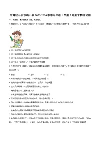 河南驻马店市确山县2025-2026学年九年级上学期2月期末物理试题-自定义类型