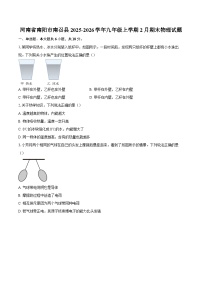 河南省南阳市南召县2025-2026学年九年级上学期2月期末物理试题-自定义类型