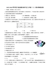 2025-2026学年四川省成都市青羊区九年级（上）期末物理试卷-自定义类型