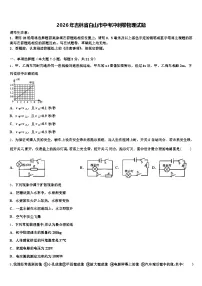 2026年吉林省白山市中考冲刺卷物理试题（含答案解析）