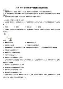 2025-2026学年铜仁市中考物理适应性模拟试题（含答案解析）