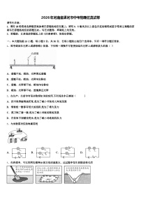 2026年河南省漯河市中考物理仿真试卷（含答案解析）