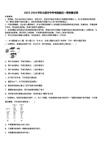 2025-2026学年汕尾市中考考前最后一卷物理试卷（含答案解析）