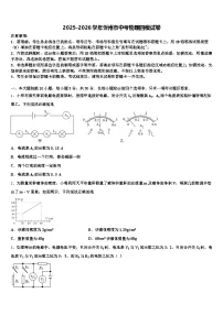 2025-2026学年忻州市中考物理四模试卷（含答案解析）