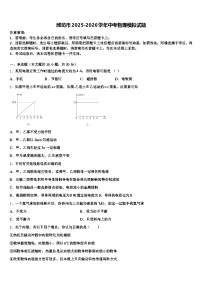 潍坊市2025-2026学年中考物理模拟试题（含答案解析）