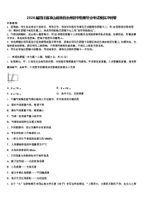 2026届四川省凉山彝族自治州初中物理毕业考试模拟冲刺卷（含答案解析）