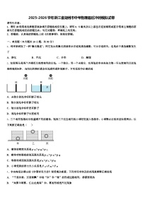 2025-2026学年浙江省湖州市中考物理最后冲刺模拟试卷（含答案解析）