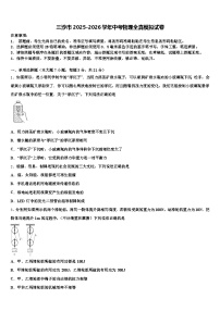 三沙市2025-2026学年中考物理全真模拟试卷（含答案解析）
