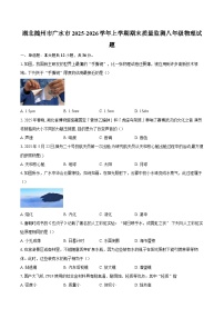 湖北随州市广水市2025-2026学年上学期期末质量监测八年级物理试题-自定义类型