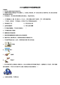 2026届襄阳市中考物理押题试卷（含答案解析）
