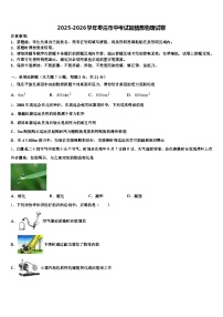 2025-2026学年枣庄市中考试题猜想物理试卷（含答案解析）