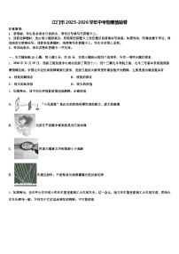 江门市2025-2026学年中考物理猜题卷（含答案解析）
