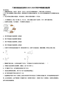广西壮族自治区百色市2025-2026学年中考物理五模试卷（含答案解析）
