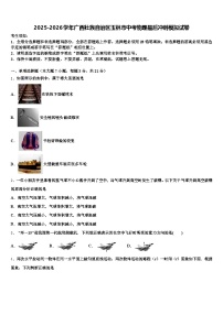 2025-2026学年广西壮族自治区玉林市中考物理最后冲刺模拟试卷（含答案解析）
