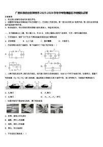 广西壮族自治区柳州市2025-2026学年中考物理最后冲刺模拟试卷（含答案解析）