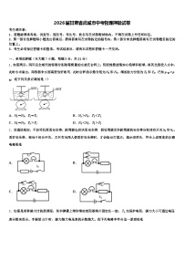2026届甘肃省武威市中考物理押题试卷（含答案解析）