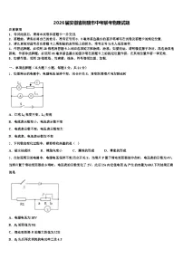 2026届安徽省铜陵市中考联考物理试题（含答案解析）