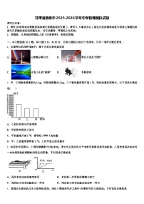 甘肃省酒泉市2025-2026学年中考物理模拟试题（含答案解析）