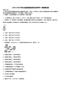 2025-2026学年云南省楚雄彝族自治州中考一模物理试题（含答案解析）