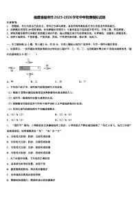 福建省福州市2025-2026学年中考物理模拟试题（含答案解析）