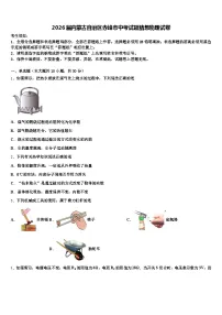 2026届内蒙古自治区赤峰市中考试题猜想物理试卷（含答案解析）