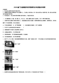 2026届广东省揭阳市初中物理毕业考试模拟冲刺卷（含答案解析）