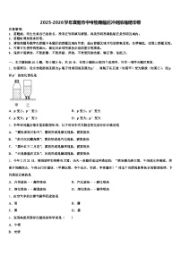 2025-2026学年襄阳市中考物理最后冲刺浓缩精华卷（含答案解析）