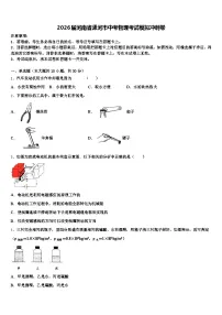 2026届河南省漯河市中考物理考试模拟冲刺卷（含答案解析）