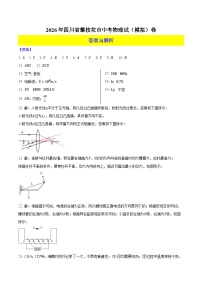 2026年四川省攀枝花市中考模拟物理自编模拟卷含答案