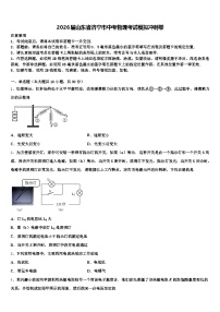 2026届山东省济宁市中考物理考试模拟冲刺卷（含答案解析）