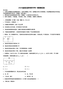2026届湖北省荆州市中考一模物理试题（含答案解析）
