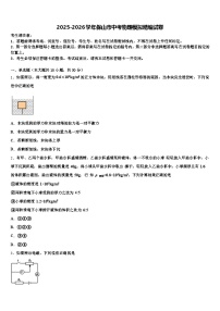 2025-2026学年保山市中考物理模拟精编试卷（含答案解析）