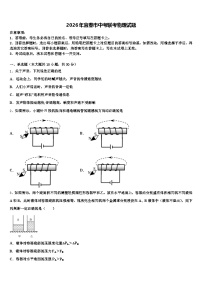 2026年宜春市中考联考物理试题（含答案解析）