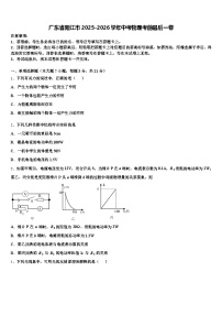 广东省阳江市2025-2026学年中考物理考前最后一卷（含答案解析）