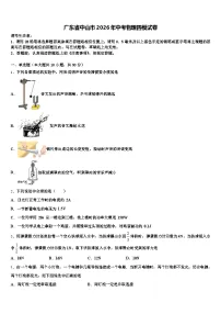 广东省中山市2026年中考物理四模试卷（含答案解析）