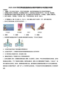 2025-2026学年甘肃省临夏回族自治州初中物理毕业考试模拟冲刺卷（含答案解析）
