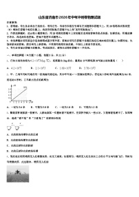 山东省济南市2026年中考冲刺卷物理试题（含答案解析）