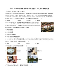 2025-2026学年湖南省邵阳市九年级（上）期末物理试卷-自定义类型