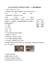 2025-2026学年辽宁省辽阳市九年级（上）期末物理试卷-自定义类型