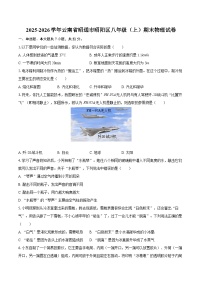 2025-2026学年云南省昭通市昭阳区八年级（上）期末物理试卷-自定义类型